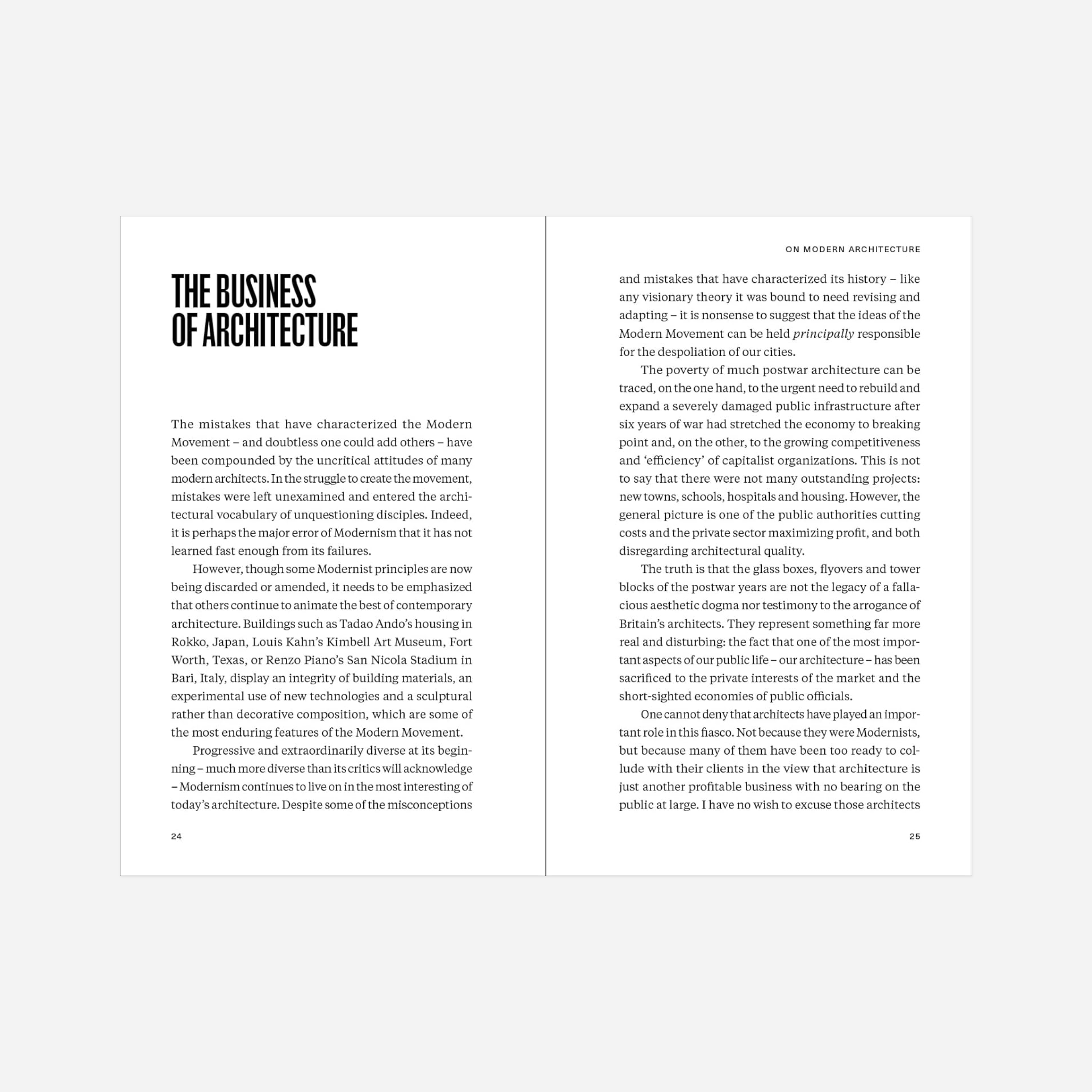 Knyga. Richard Rogers on Modern Architecture