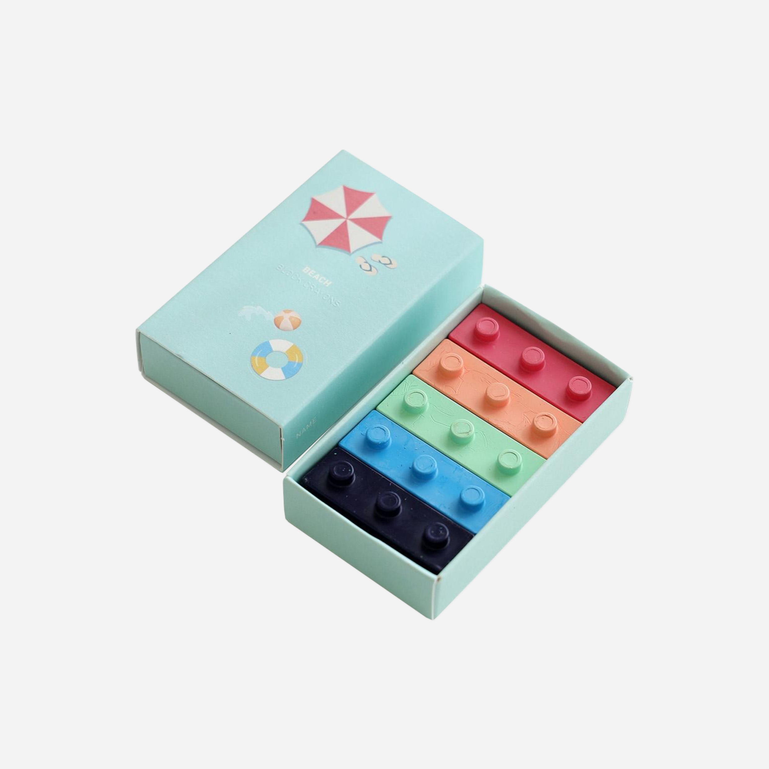 Vaškinės kreidelės. Crayon Block [Beach]