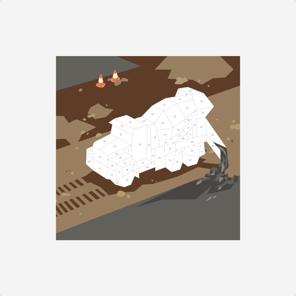 Knyga. Paint by Sticker Kids Trucks, Trains & More