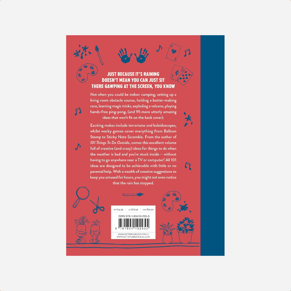 Knyga. 101 Things to do on a Rainy Day