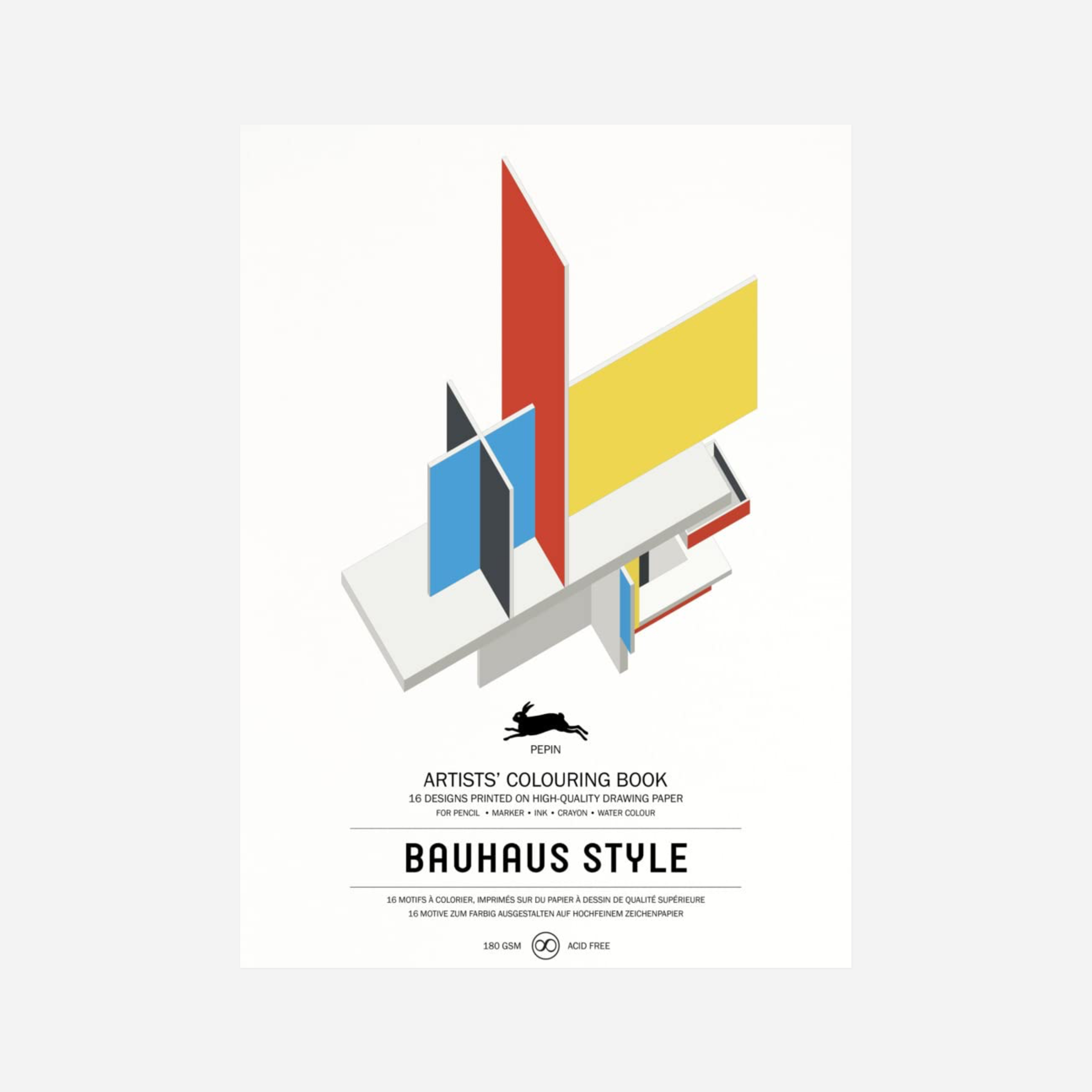 Spalvinimo knyga. Bauhaus Artists' Colouring Book