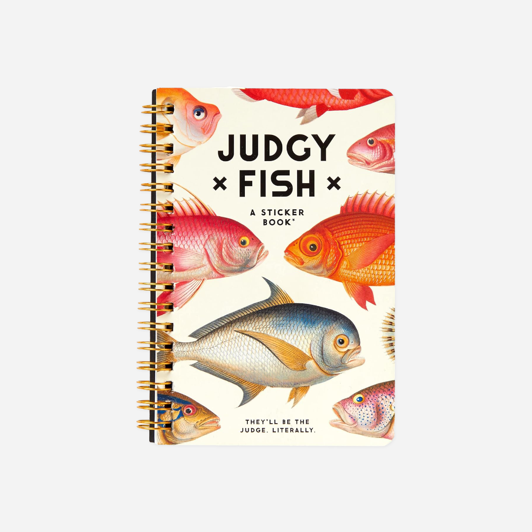 Knyga. Judgy Fish Sticker Book