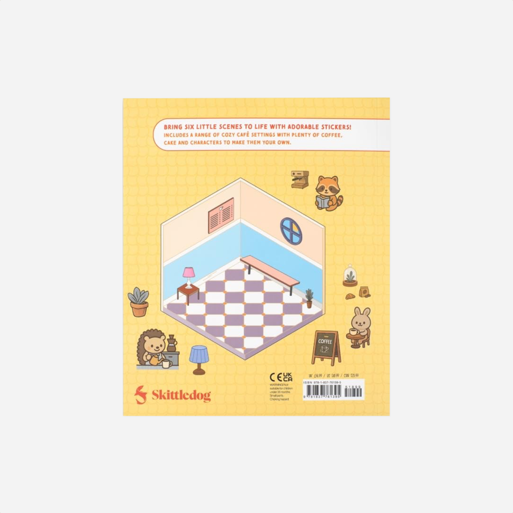 Knyga. Cute'n'Cozy Sticker Therapy [Coffee Shops]
