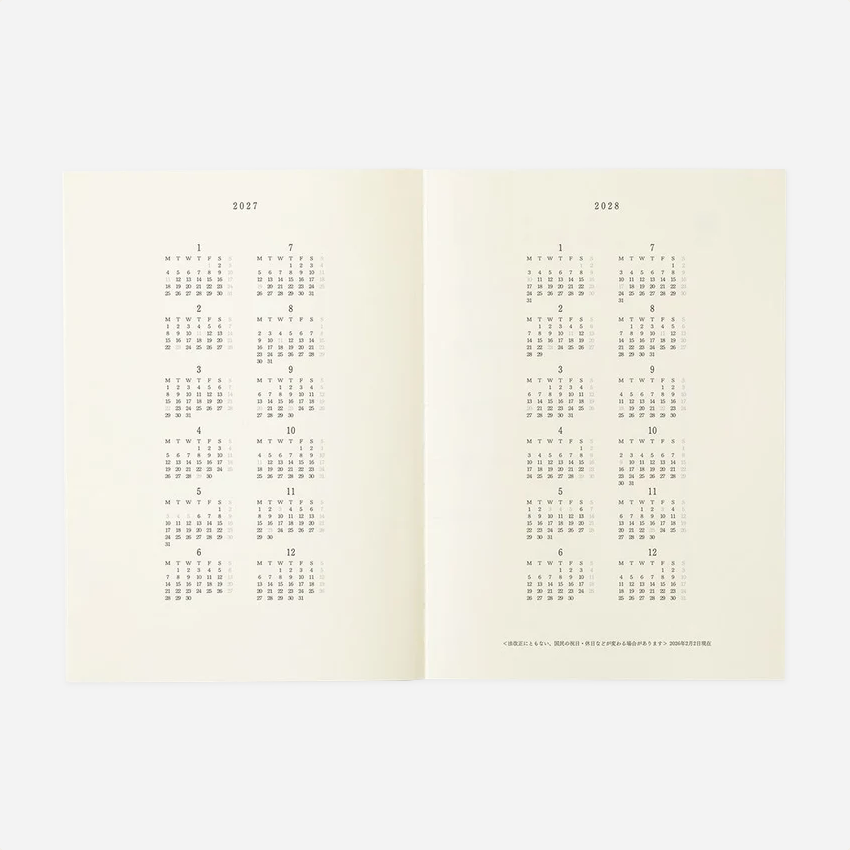 Kalendorinė planuotė. MD Notebook Diary [A5] 2027