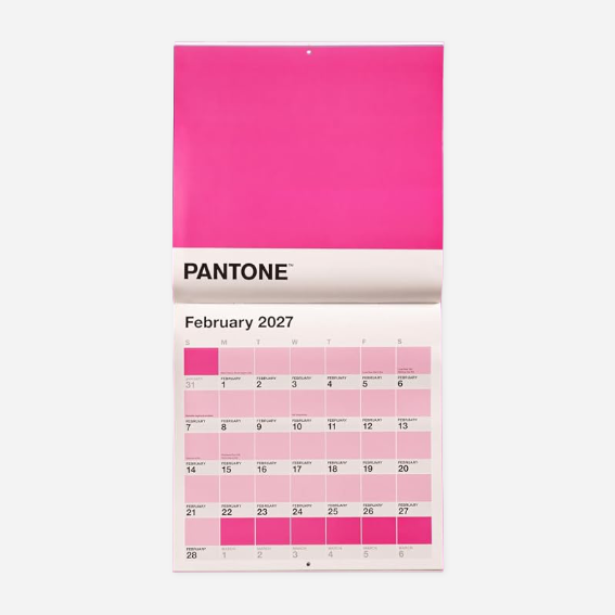 Kalendorius. PANTONE Wall Calendar 2027