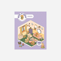 Knyga. Cute'n'Cozy Sticker Therapy [Homes]