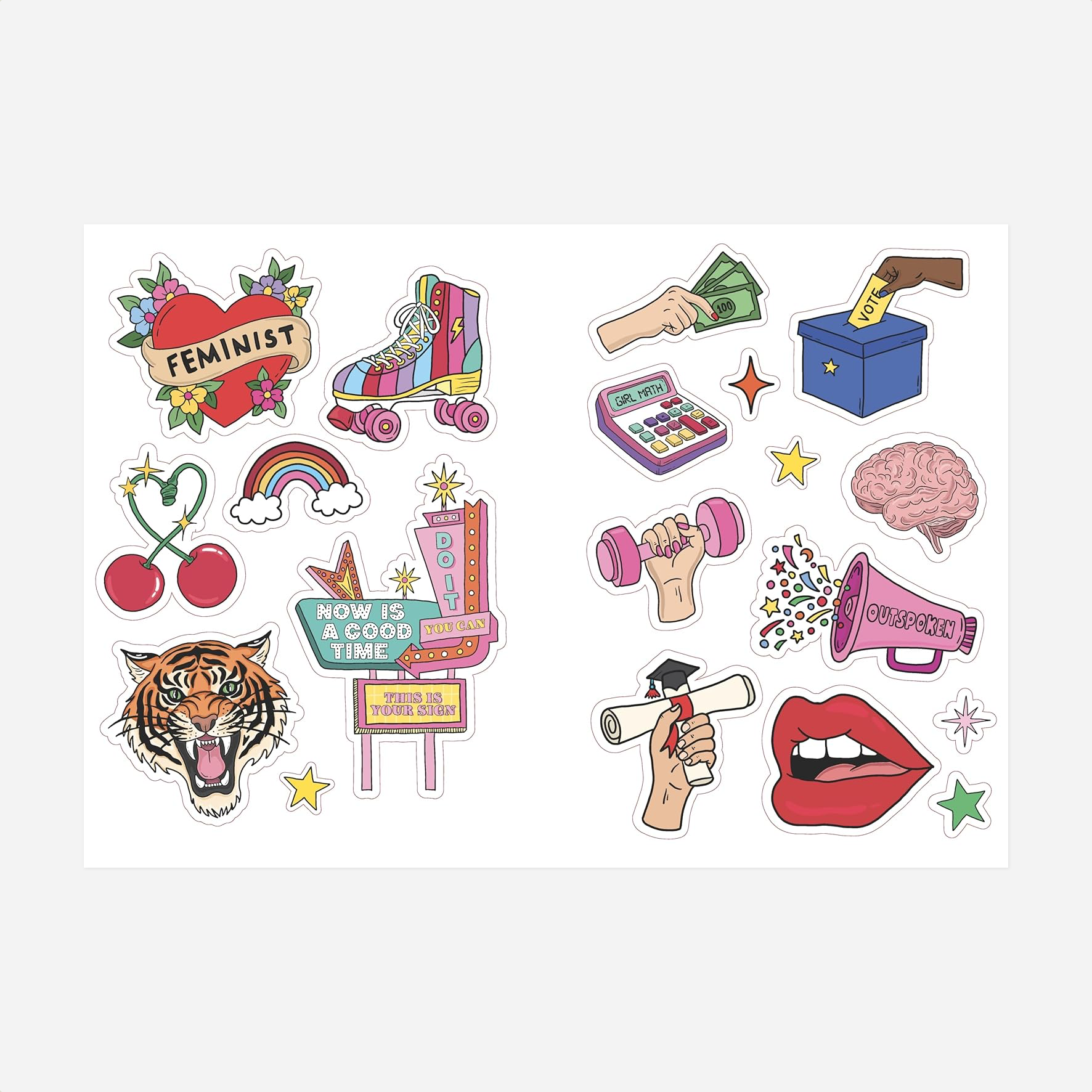 Knyga. Stickers Against the Patriarchy
