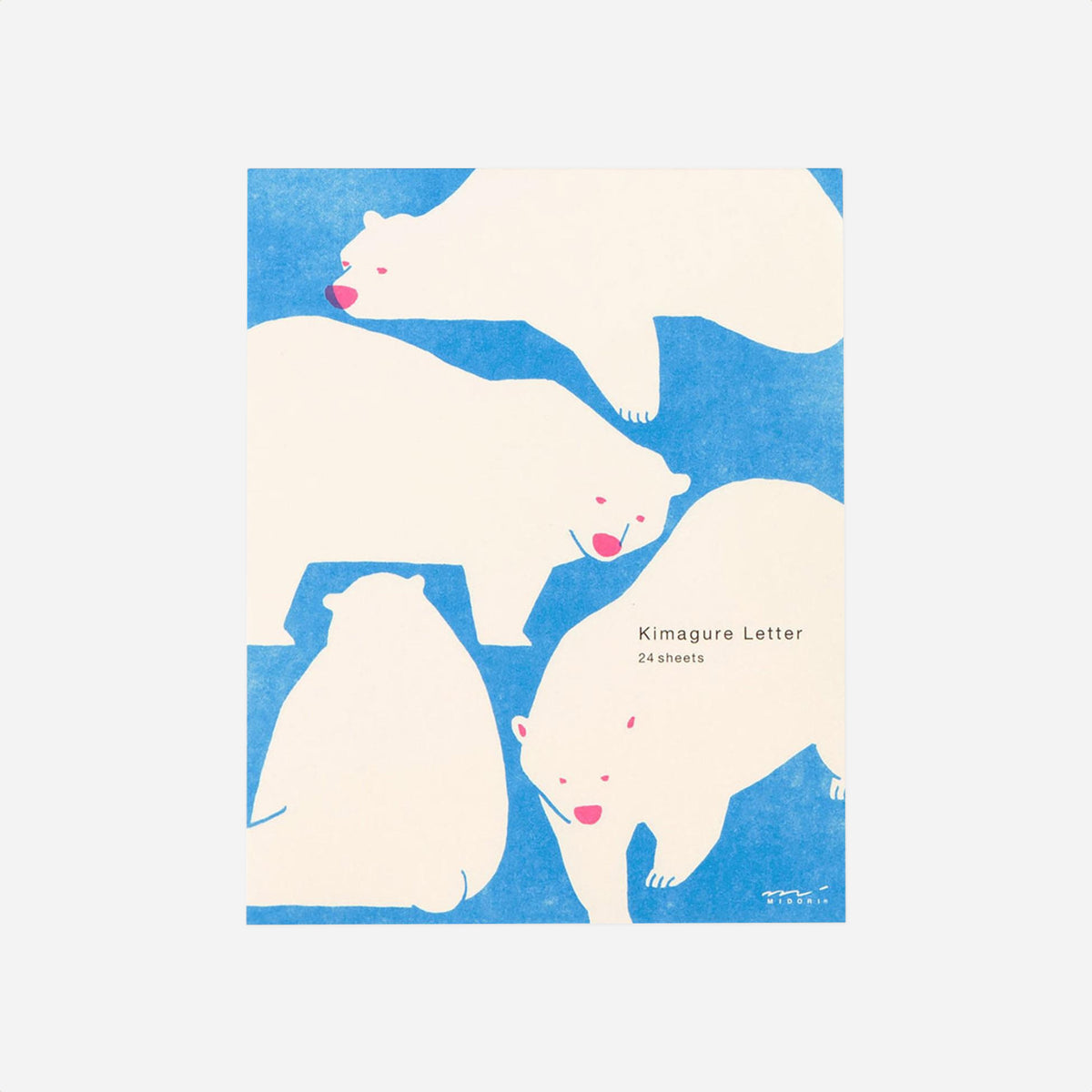 Laiškų popierius. Kimagure Easy&Cozy Letter Pad [White Bear]