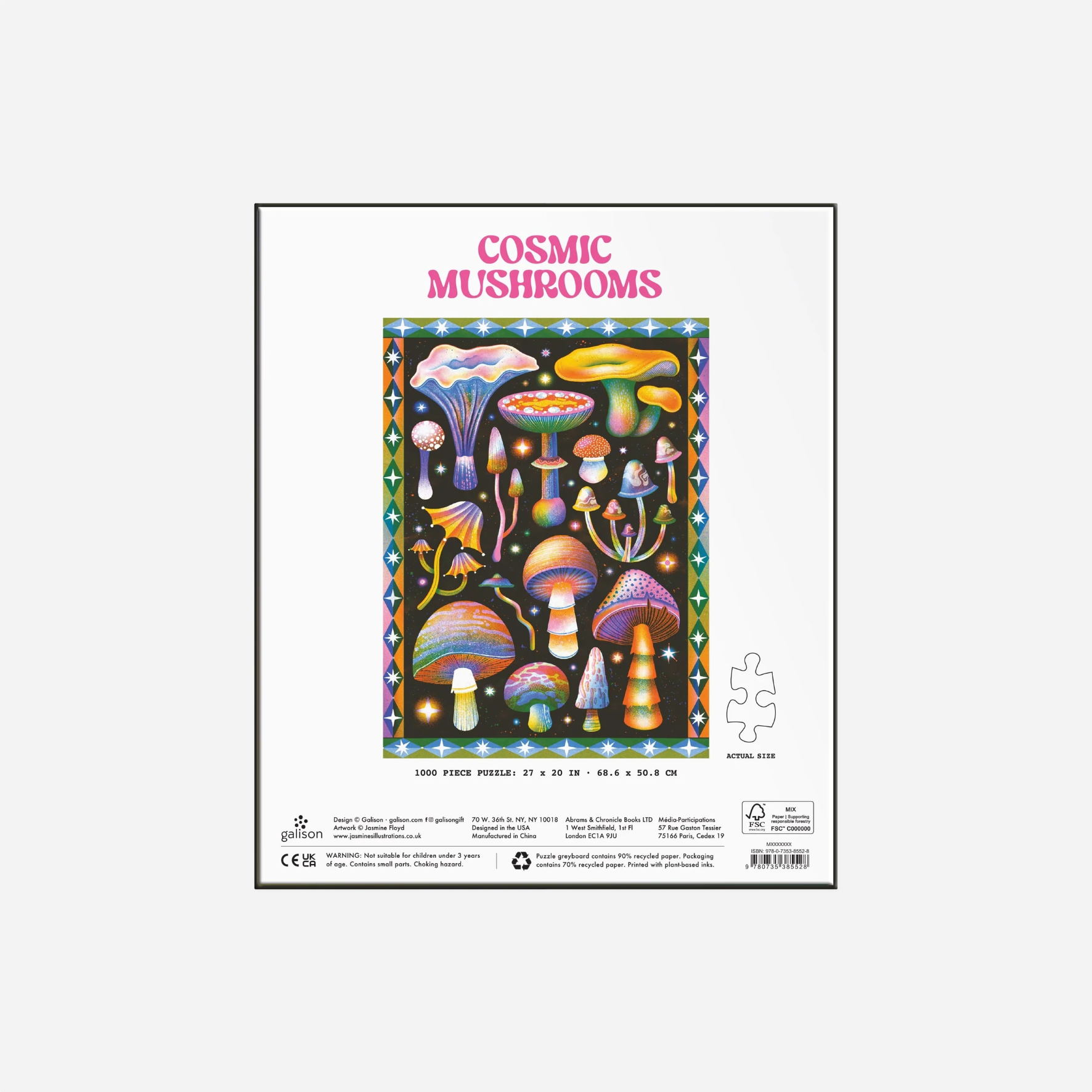 Dėlionė. Cosmic Mushrooms