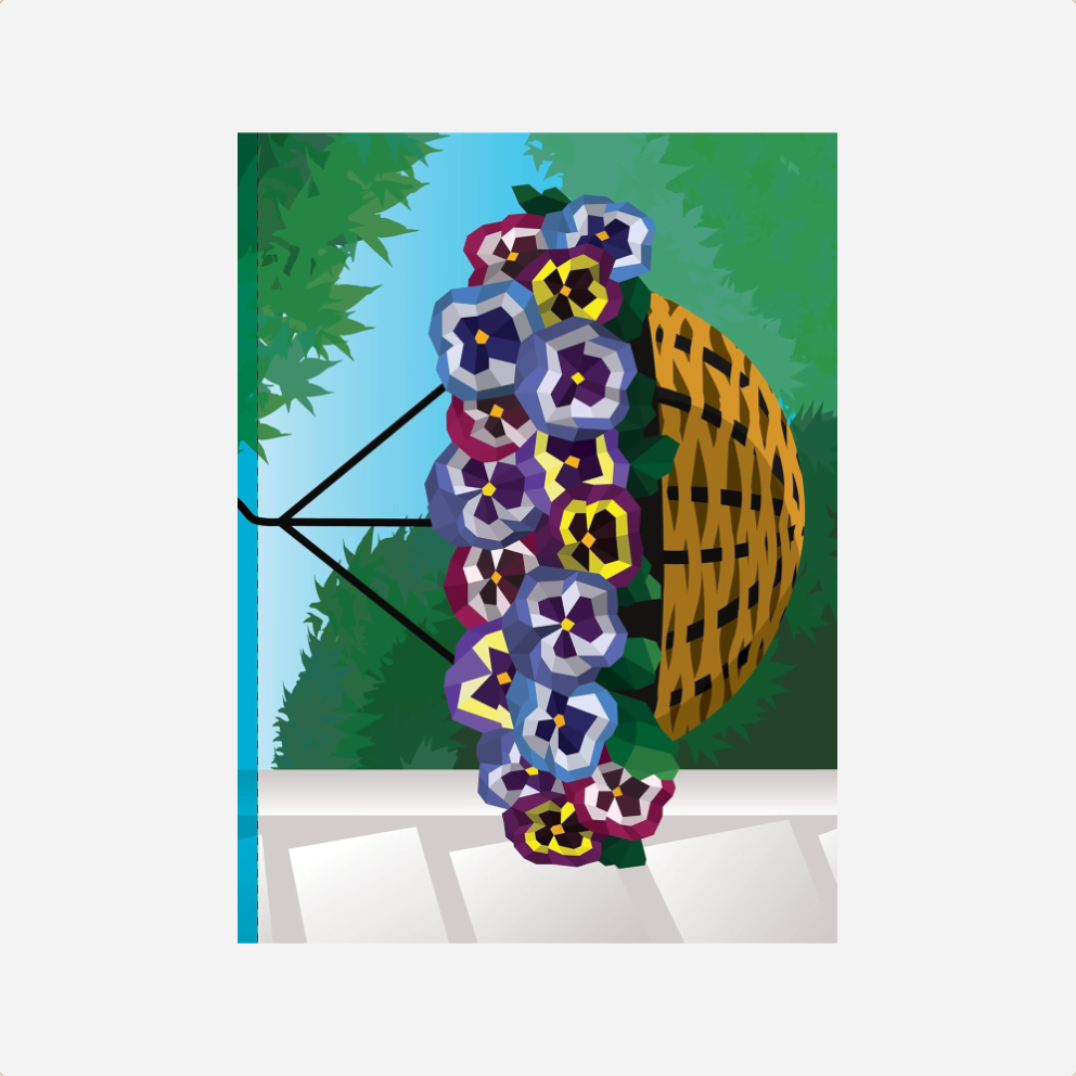 Užduočių knyga. Paint by Sticker Plants and Flowers