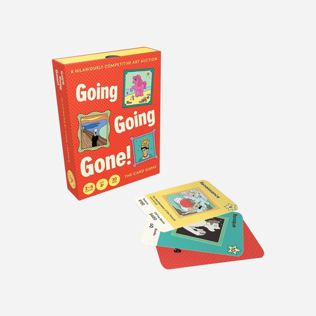 Kortelės. Going, Going, Gone! The Card Game