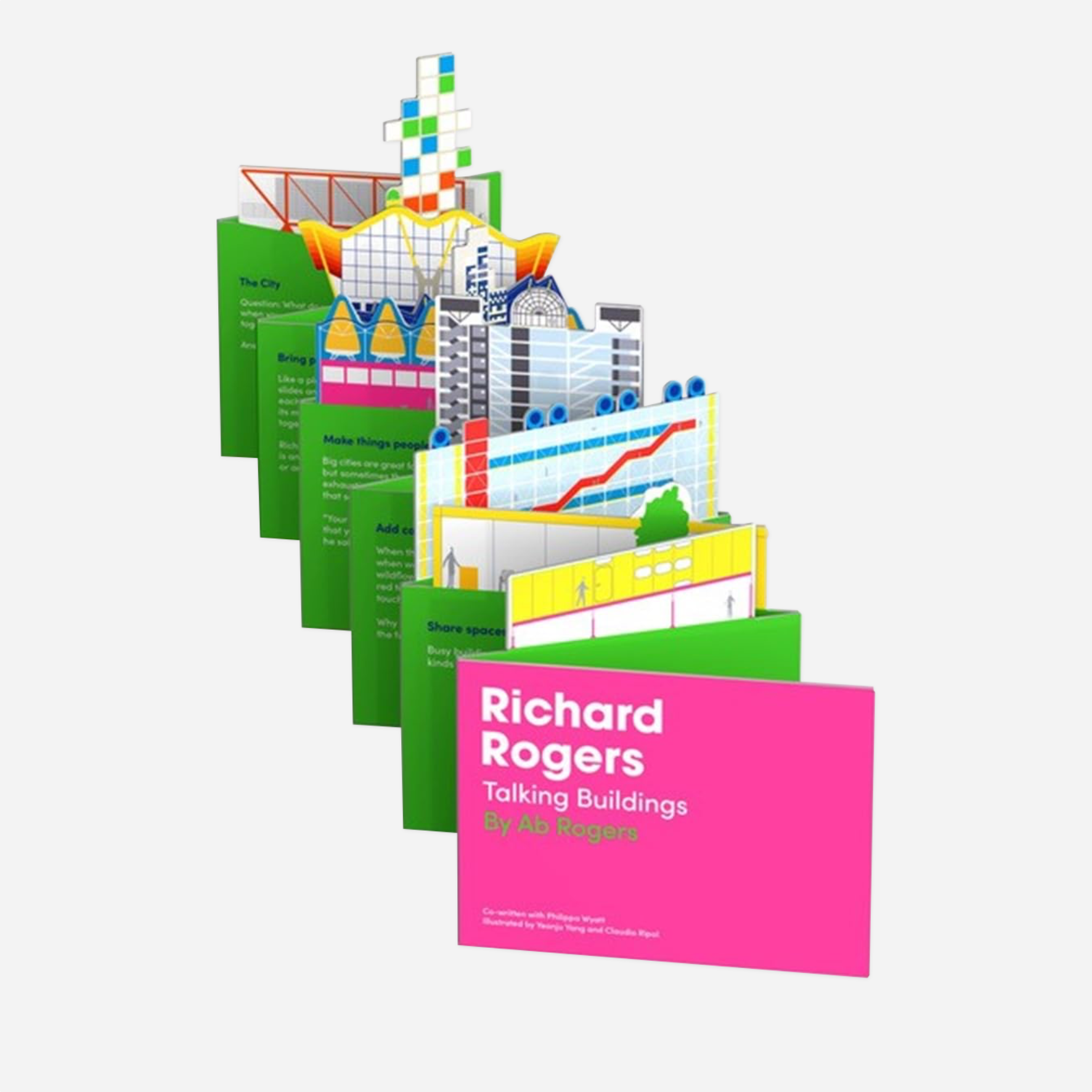 Knyga. Richard Rogers Talking Buildings