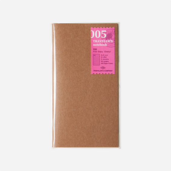 Užrašinės papildymas. TN Regular 005 Refill [Free Diary Daily]