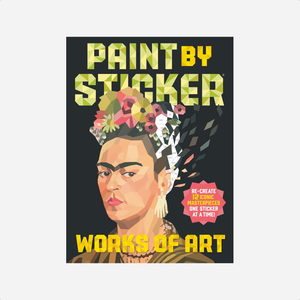 Užduočių knyga. Paint by Sticker Works of Art
