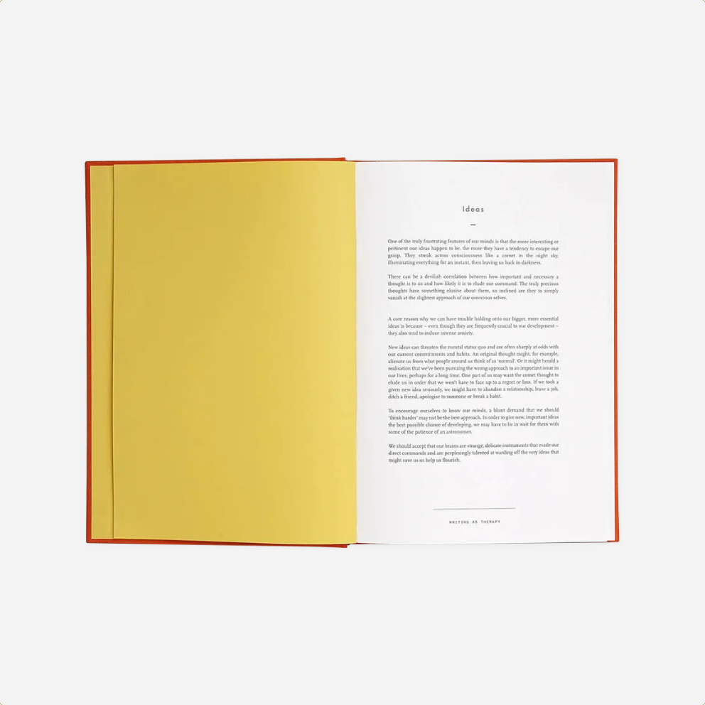 Užrašinė. Writing as Therapy Journal: Ideas