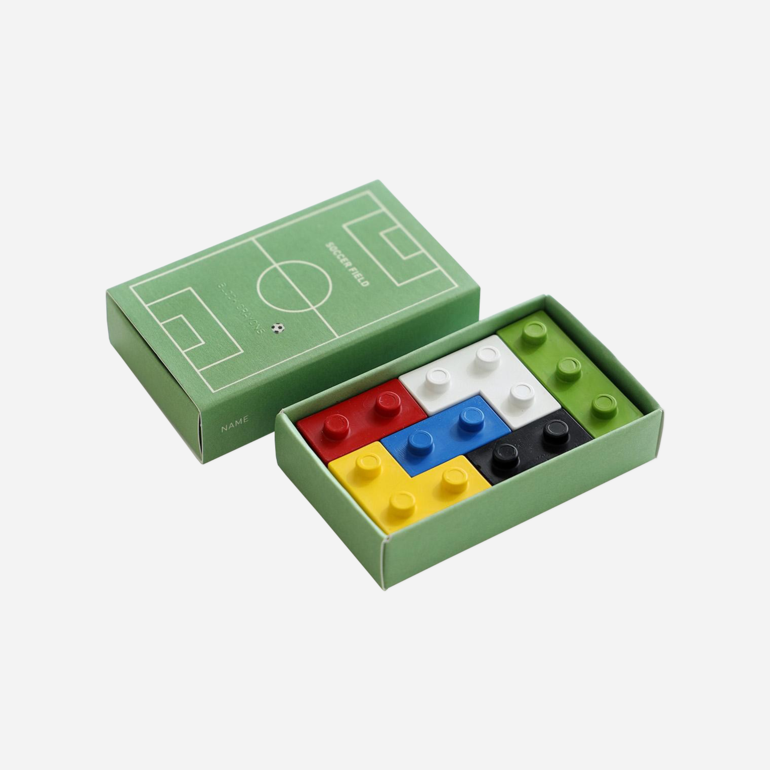 Vaškinės kreidelės. Crayon Block [Soccer]