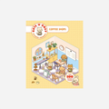 Knyga. Cute'n'Cozy Sticker Therapy [Coffee Shops]
