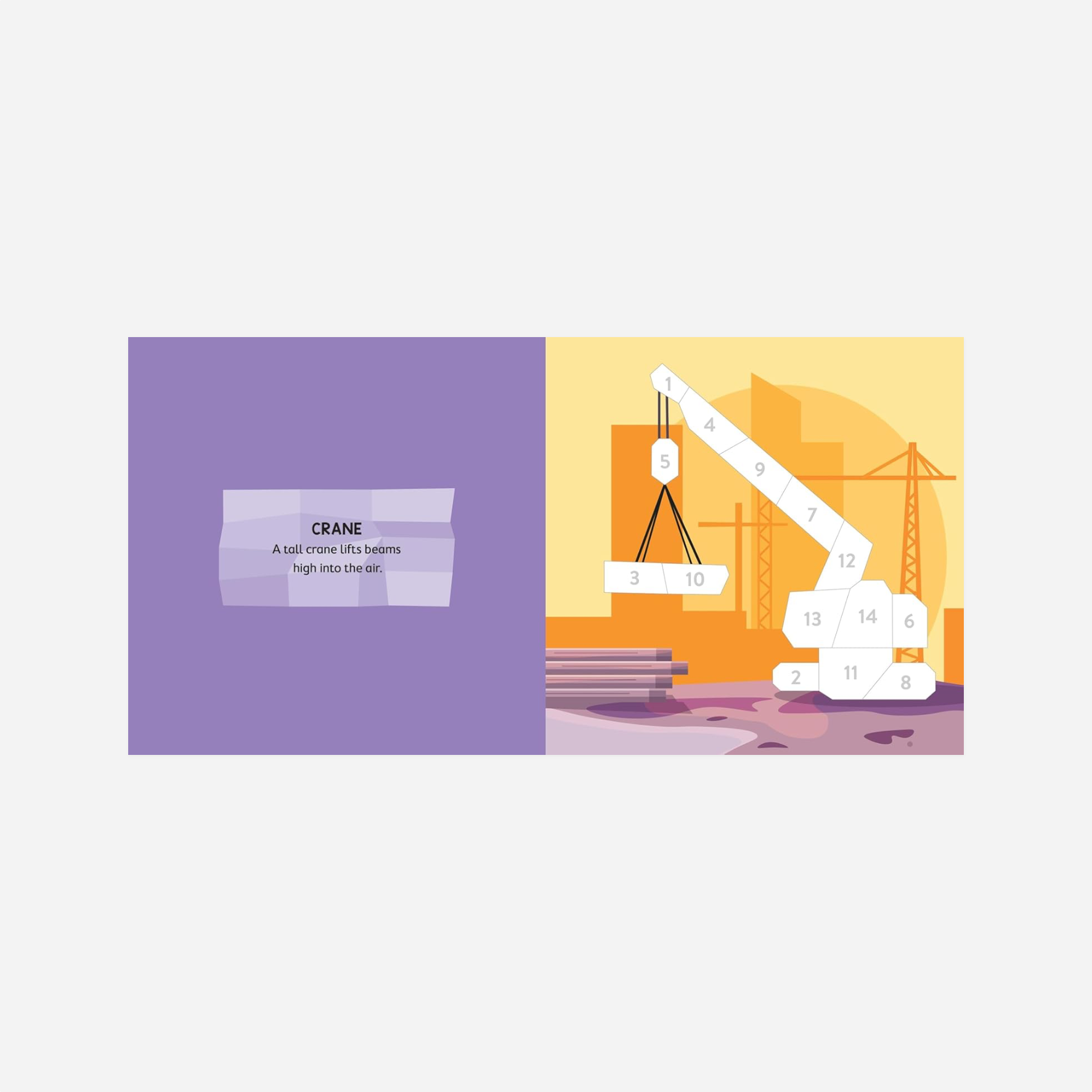 Knyga. My First Paint by Sticker: Construction Site