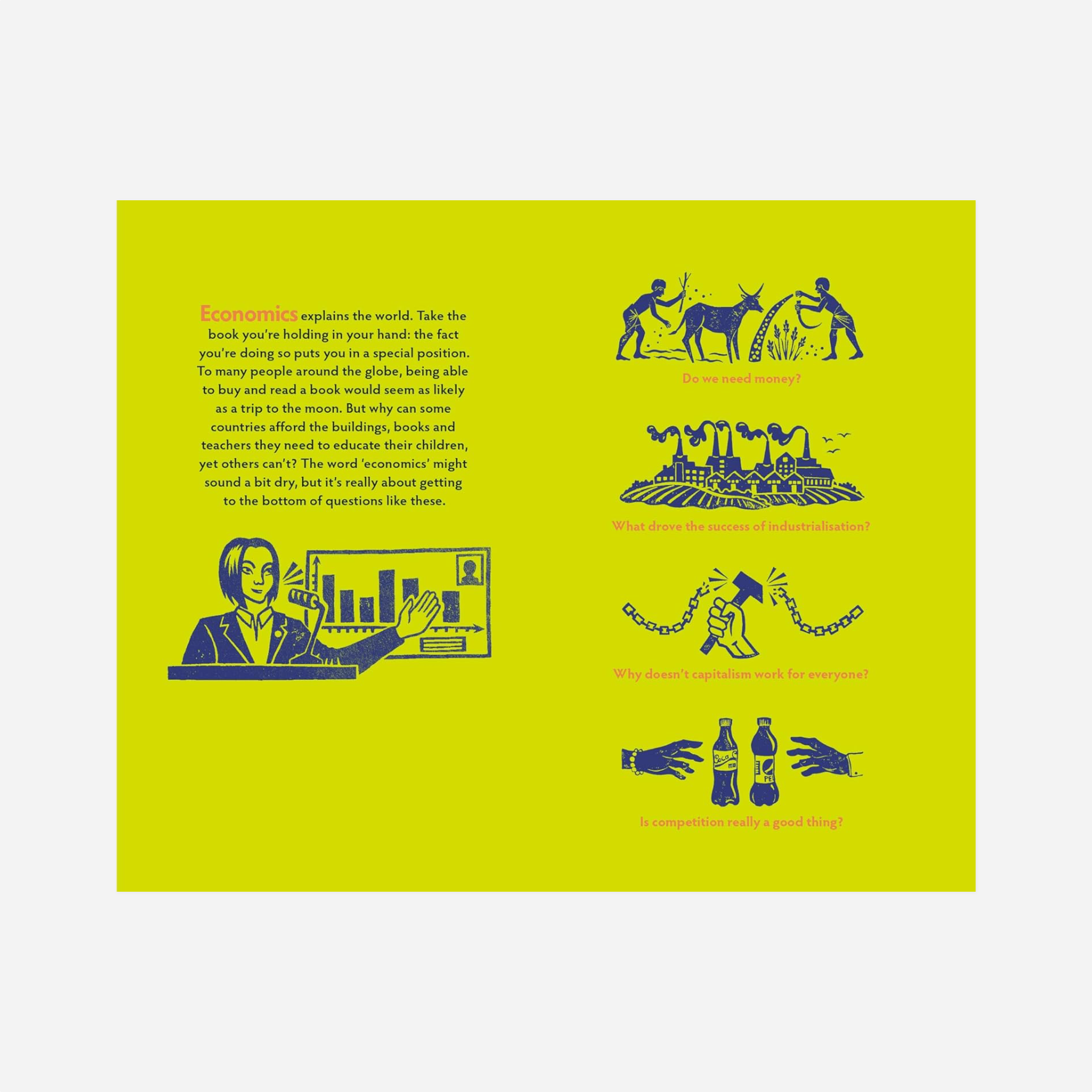 Knyga. A Little History of Economics