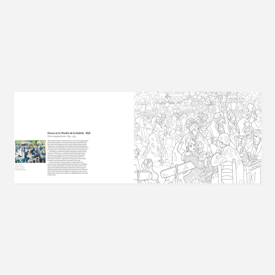 Knyga. Art Studio: Great Paintings to Colour In