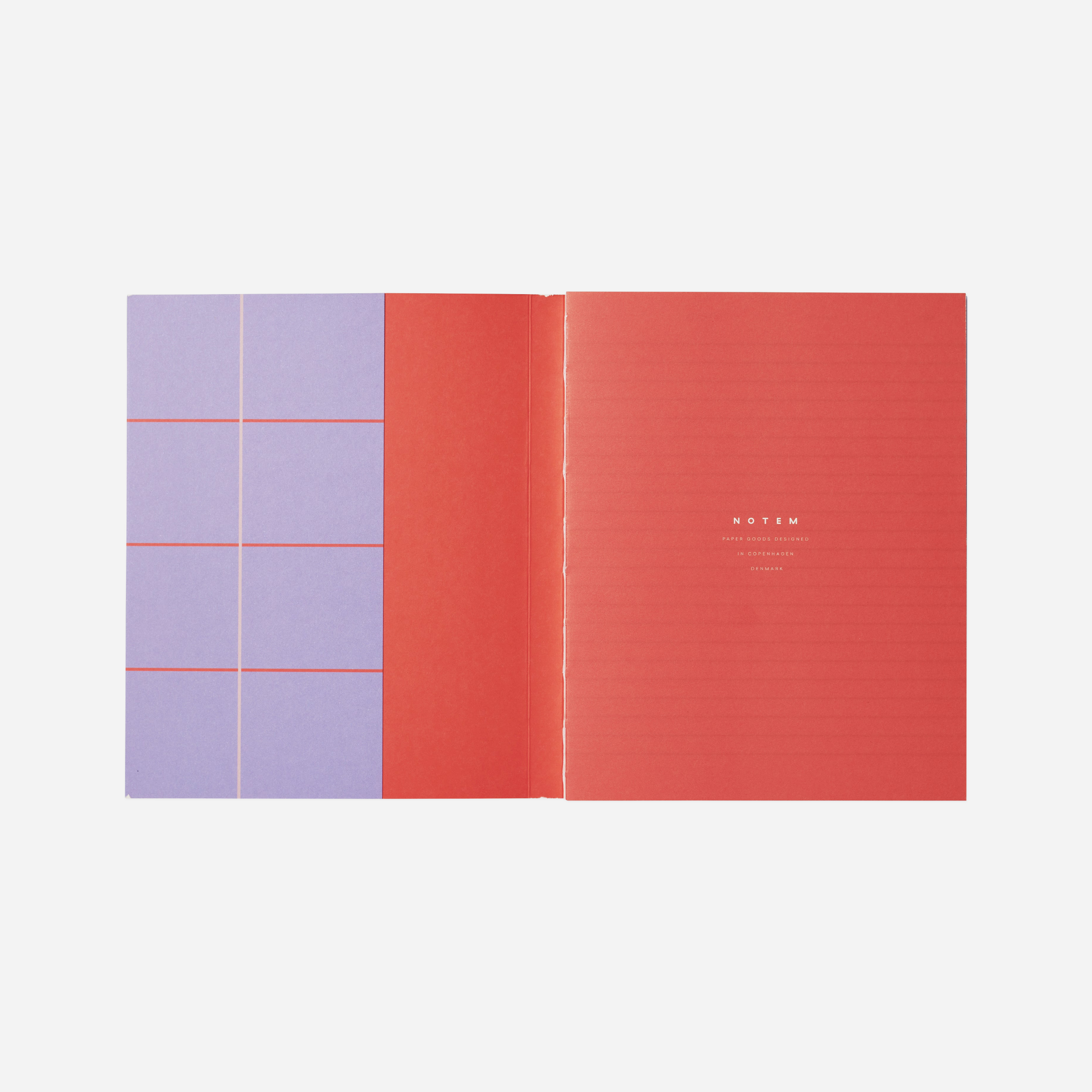 Užrašinė. UMA Notebook Medium [Lavender Check]