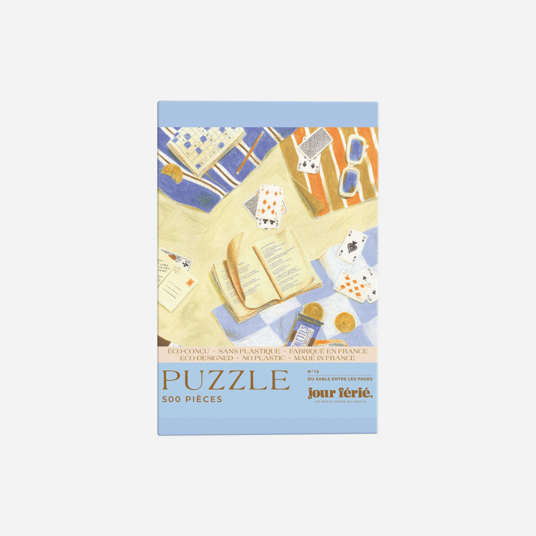 Dėlionė. Du sable entre les pages