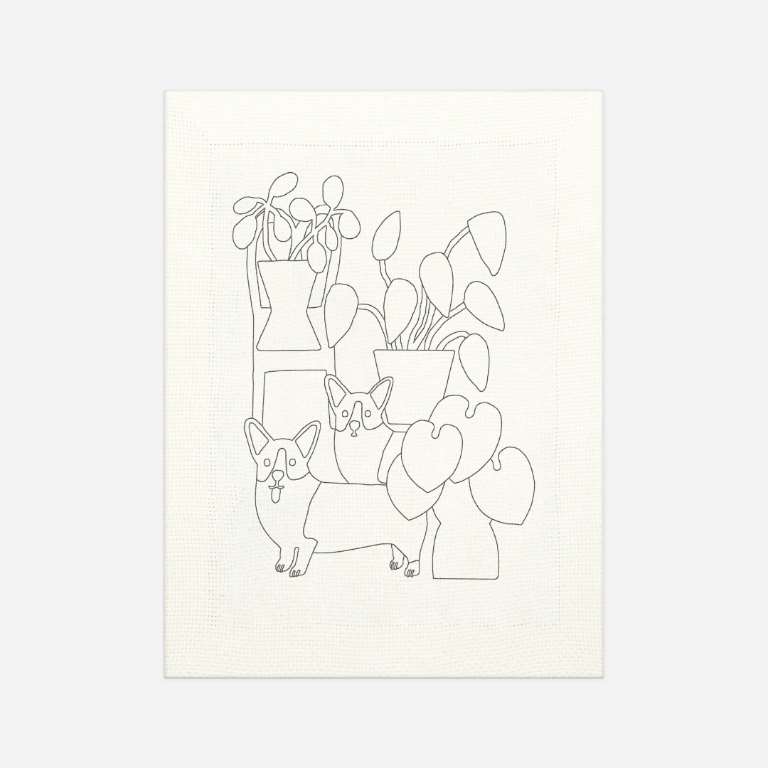 Siuvinėjimo rinkinys. Cute Animals Punch Needle Kit