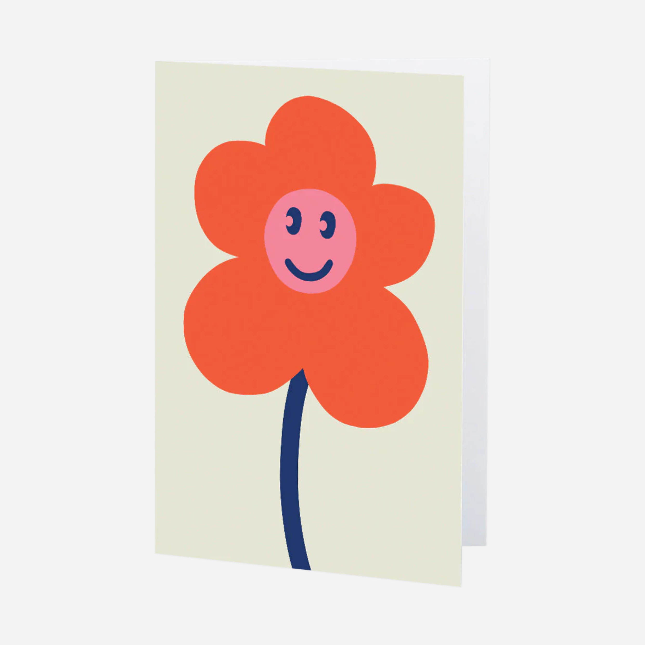 Atvirukas. Happy Flower