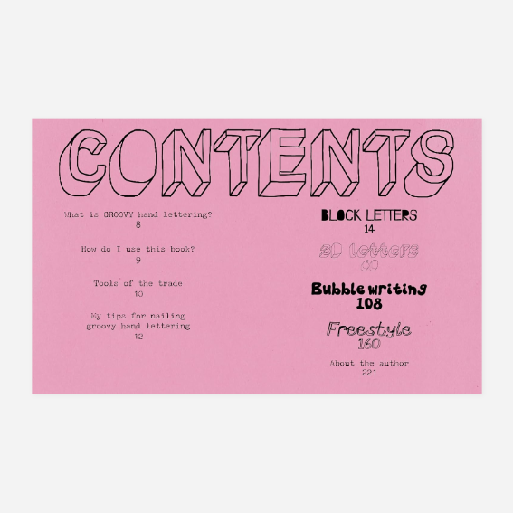 Knyga. Groovy Hand Lettering Workbook