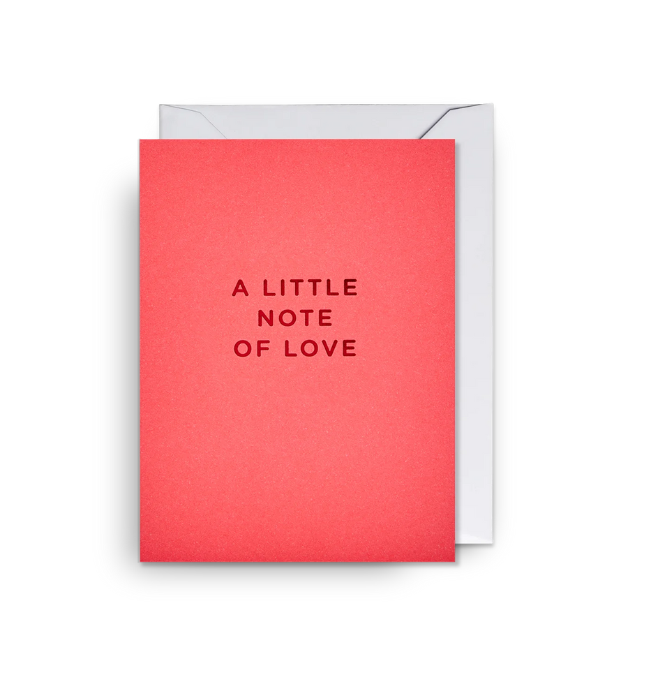 Atvirukas. A Little Note Of Love