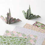 Origami popierius. Set Flower