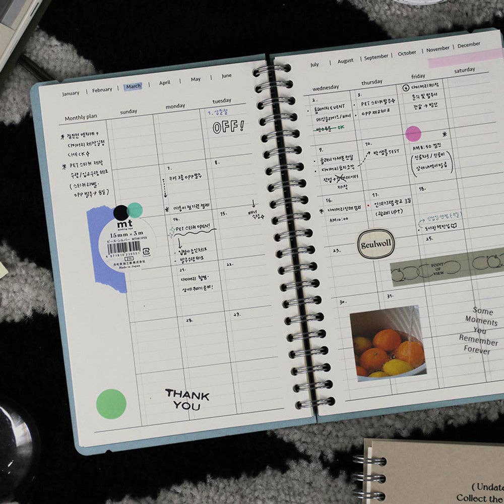Planuotė. Archive Undated Weekly Planner
