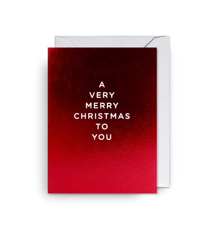 Atvirukas. A Very Merry Christmas to You