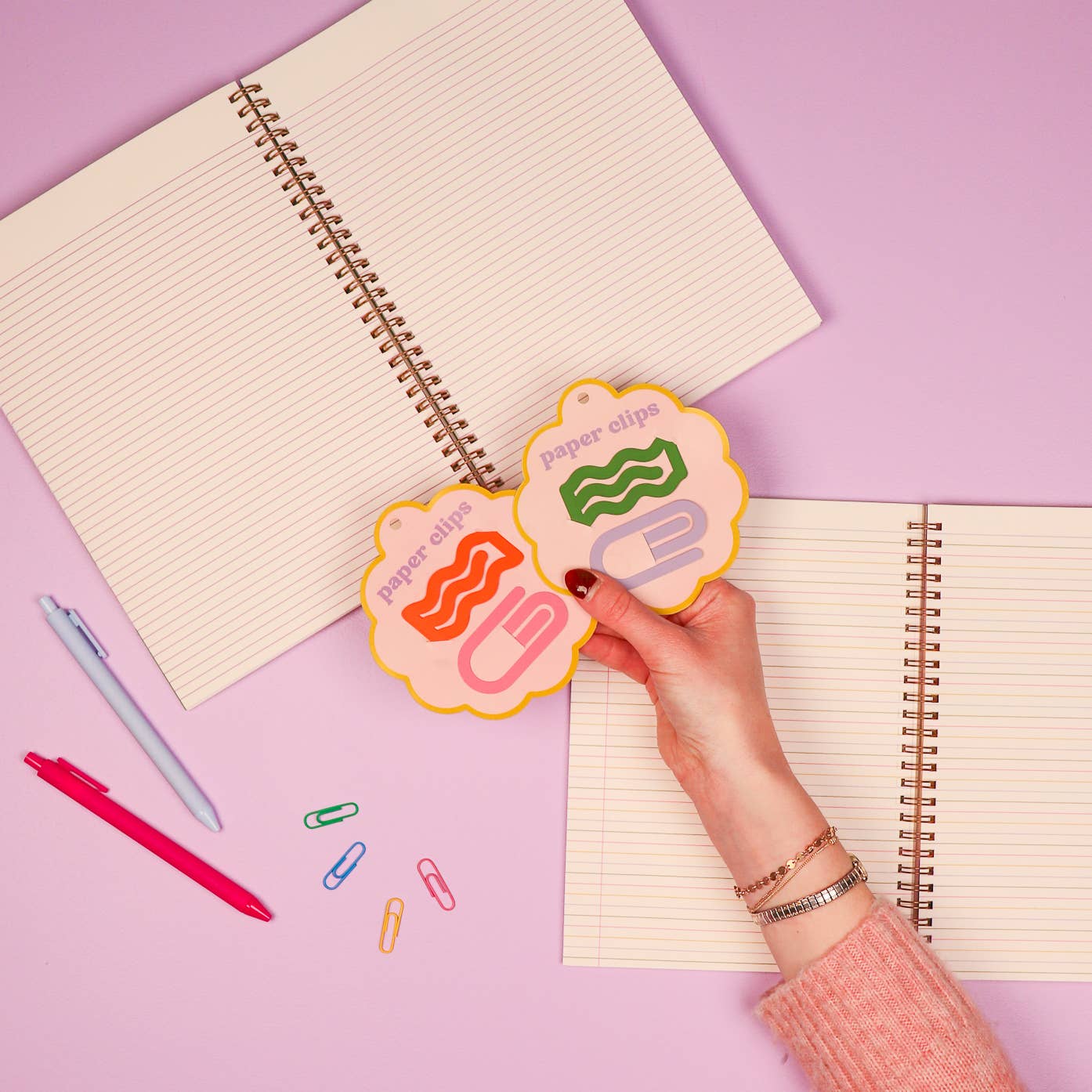 Segtukas. Paper Clips Bookmarks