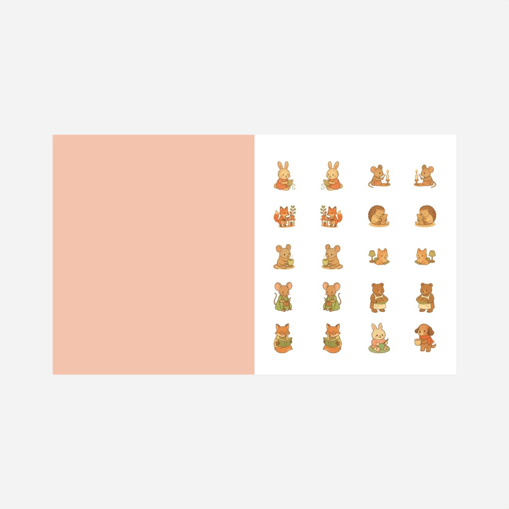 Knyga. Cute'n'Cozy Sticker Therapy [Homes]