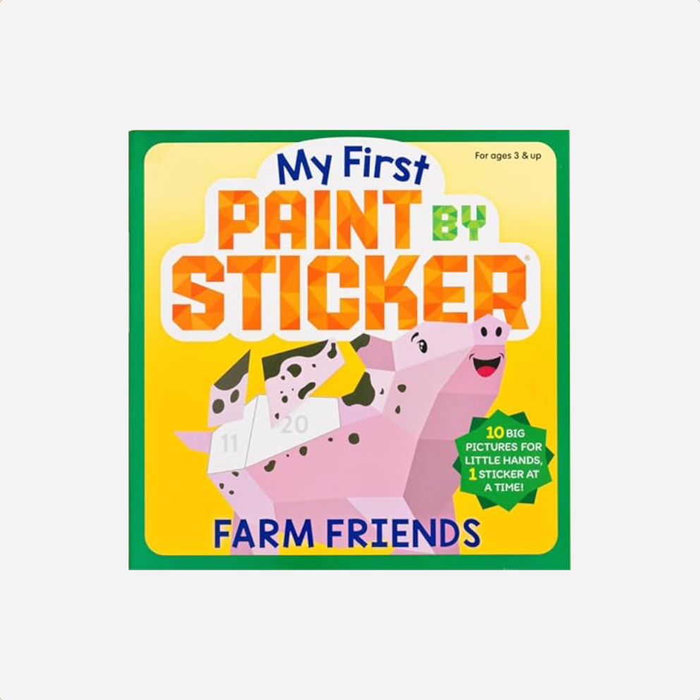 Užduočių knyga. My First Paint by Sticker Farm Friends