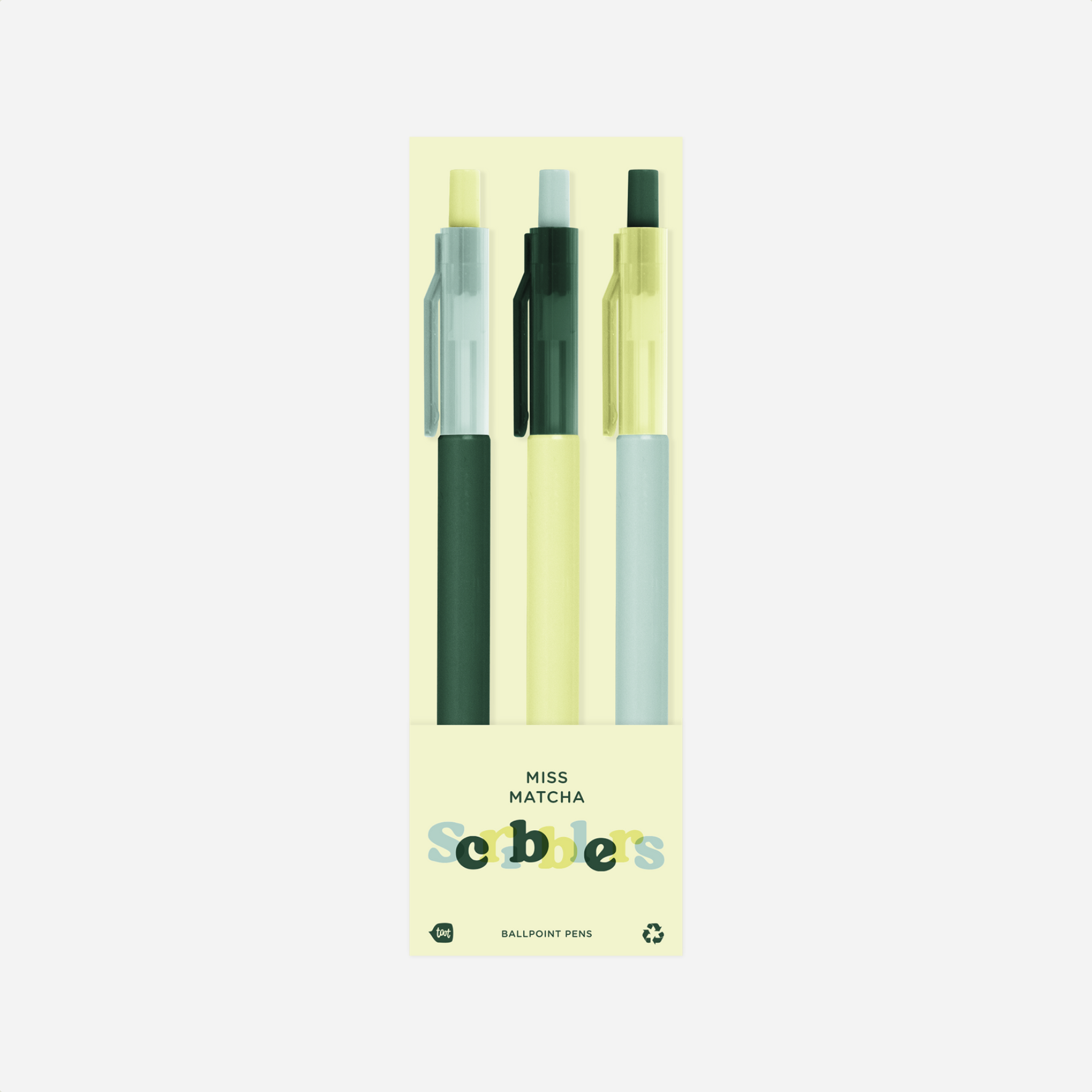 Rašiklių rinkinys. Scribblers Ballpoint Pens [3Pack]