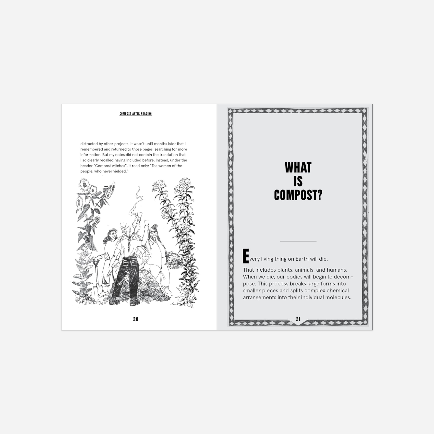 Knyga. Compost after Reading