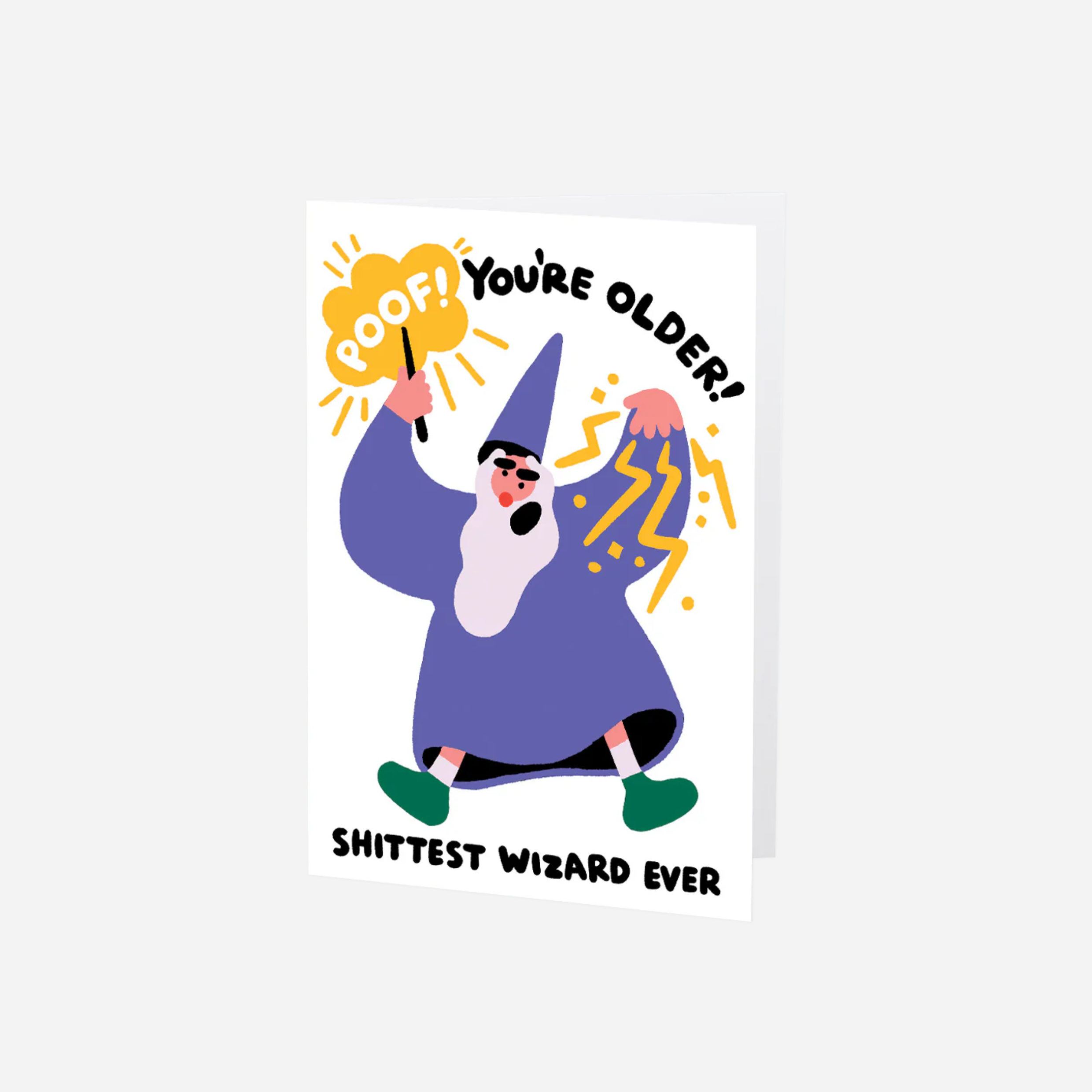 Atvirukas. Poof You're Older
