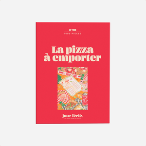 Dėlionė. Pizza à emporter