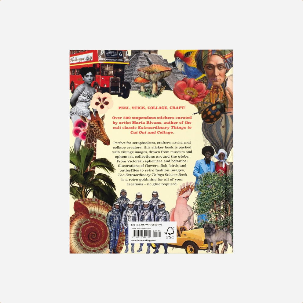 Knyga. Extraordinary Things Sticker Book