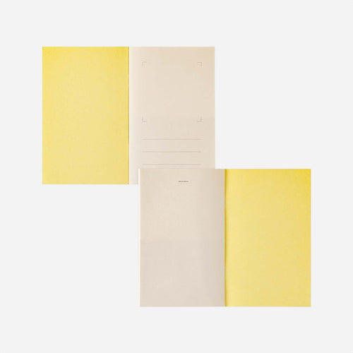 Užrašinės papildymas. Sticker Book with Pocket [Yellow]