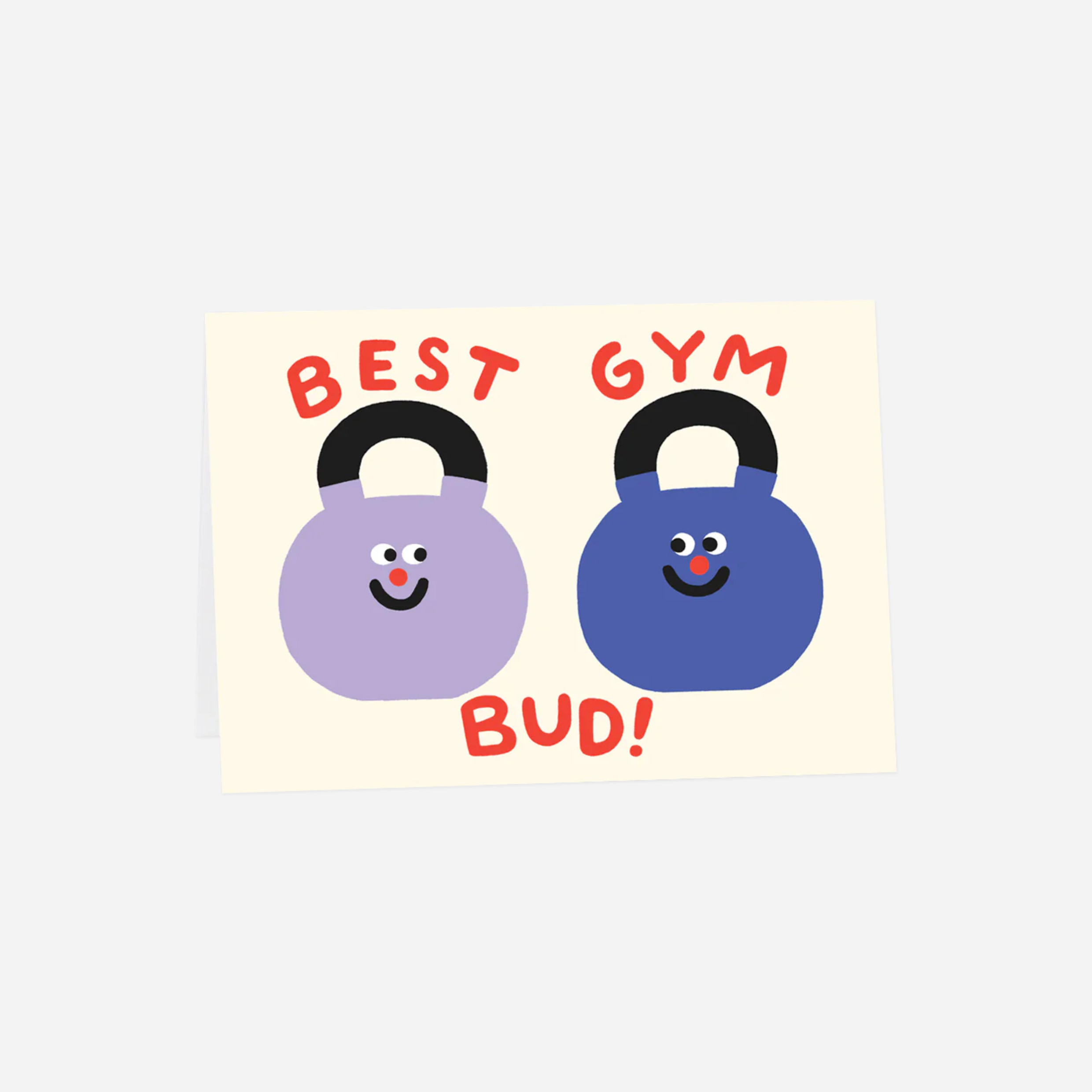 Atvirukas. Best Gym Bud!