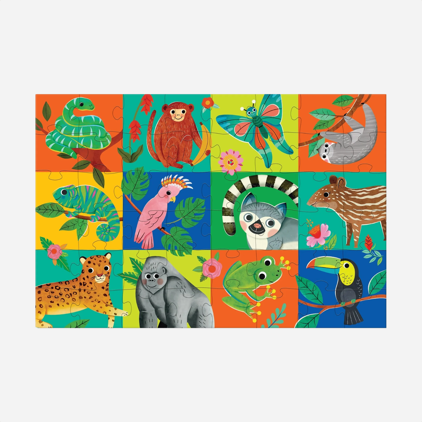 Dėlionė. Giant Floor Puzzle [Rainforest Friends]