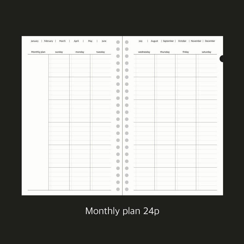 Planuotė. Archive Undated Weekly Planner