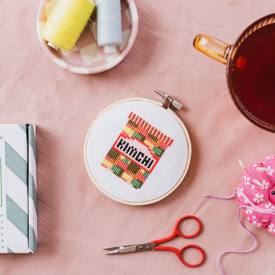 Siuvinėjimo rinkinys. Kimchi Cross Stitch Kit