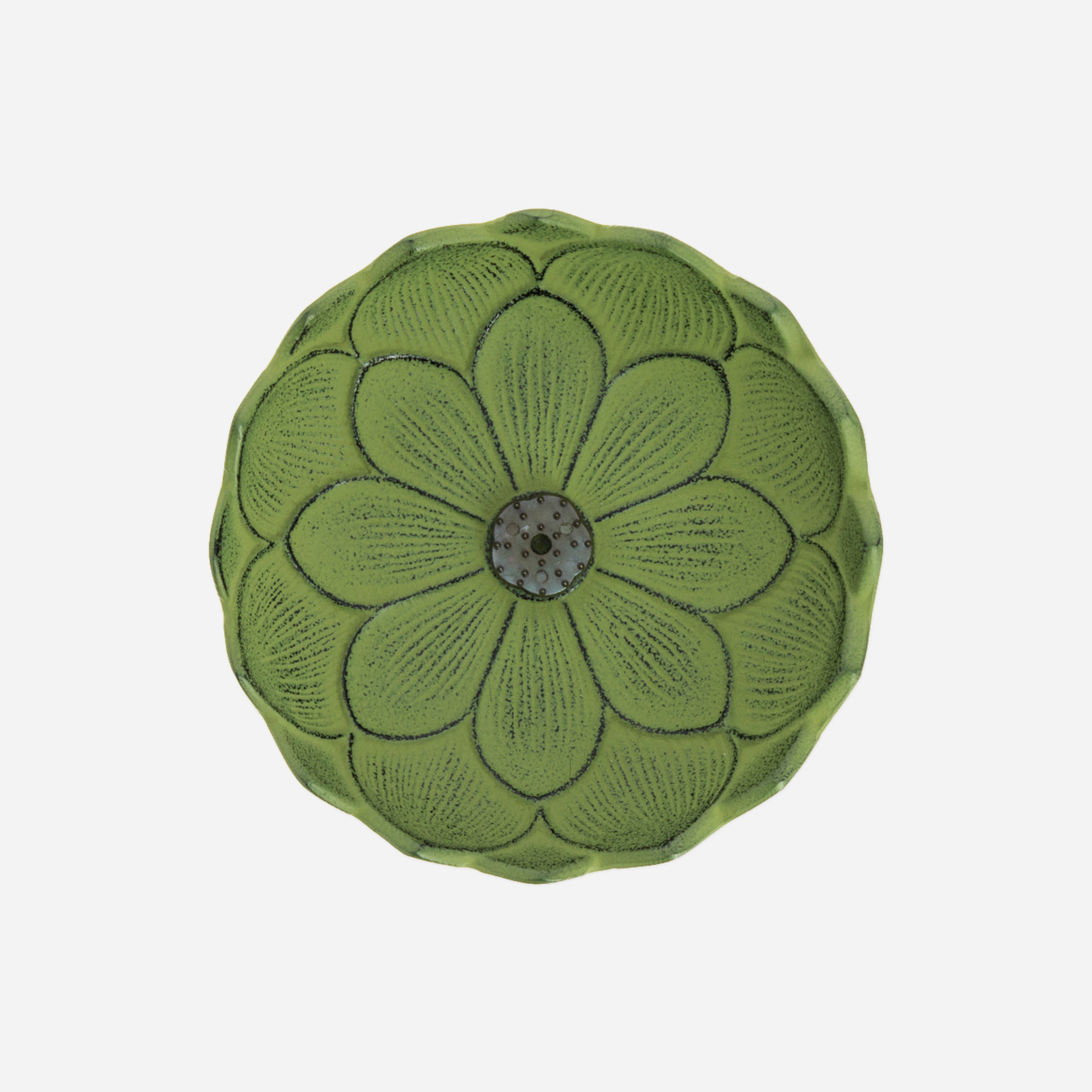 Smilkalinė. Iwachu Lotus Incense Burner [Green]
