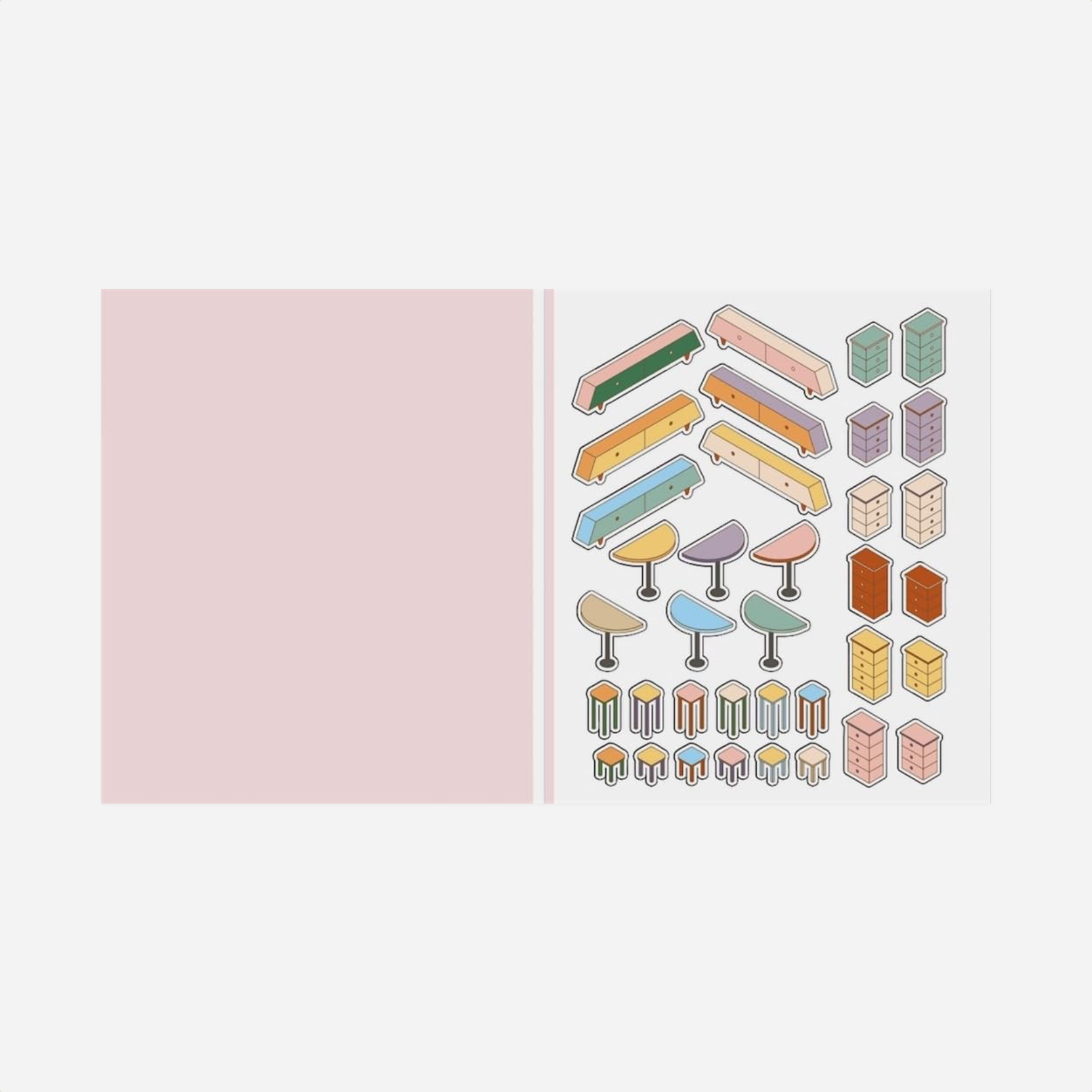Knyga. Cute'n'Cozy Sticker Therapy [Homes]