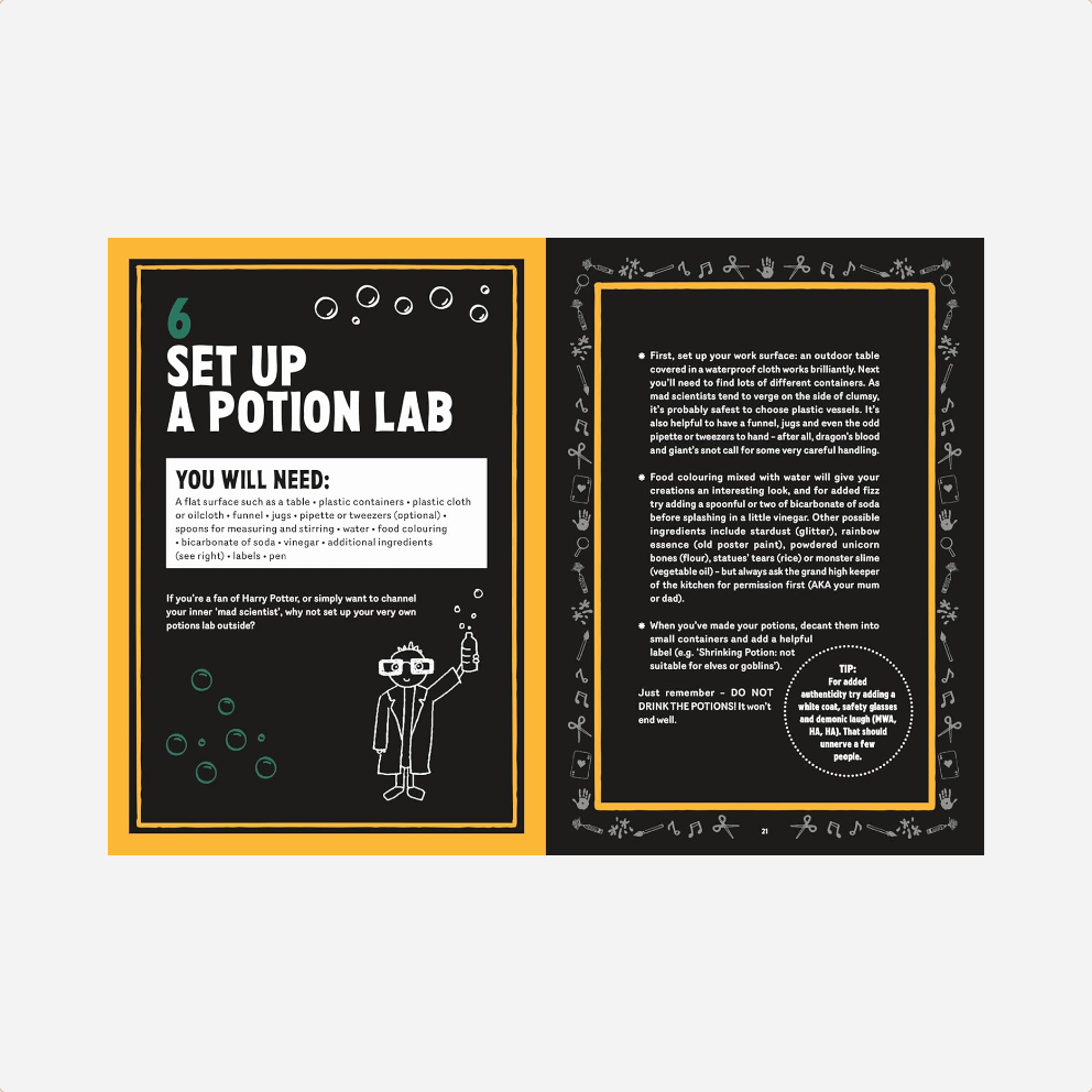 Knyga. 101 Things to Do Outside