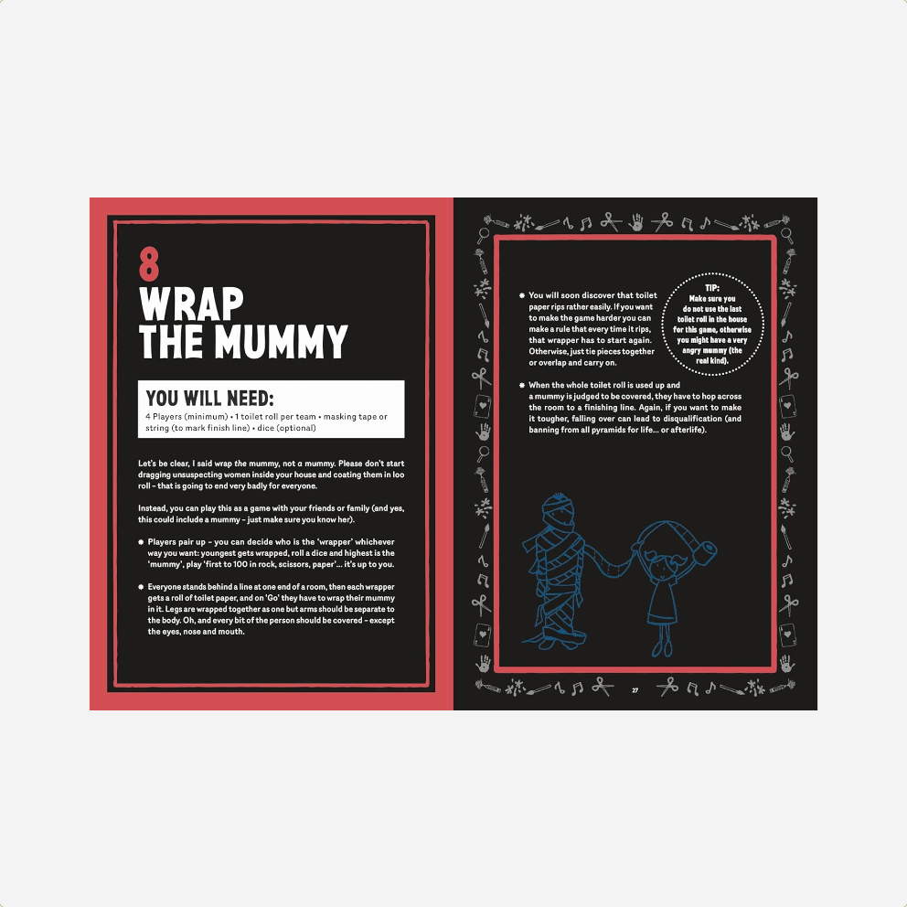 Knyga. 101 Things to do on a Rainy Day